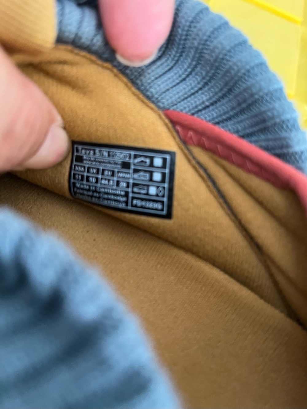 Teva Men’s Quilted Slip-On Sneakers - Slate Blue with Teal and Coral Accents - Picture 7 of 7